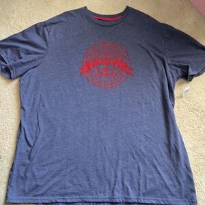 NWT Mens Disney Cruise Line t-shirt top DISNEY WONDER navy blue red 3x Big Tall